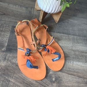 BOHO LEATHER SANDALS